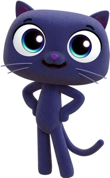 Download Animated Blue Cat Character