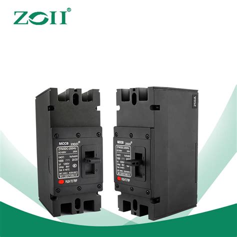 Zoii Factory Wenzhou DC MCCB Moulded Case Circuit Breaker 1000V 2p 3p