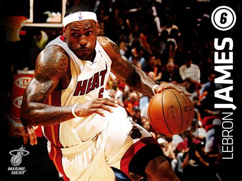 Download Lebron James Miami Heat Sports Wallpaper