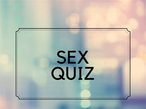 Sex Quiz Think You Are A Sexpert Then Answer These 10 Questions The Times Of India