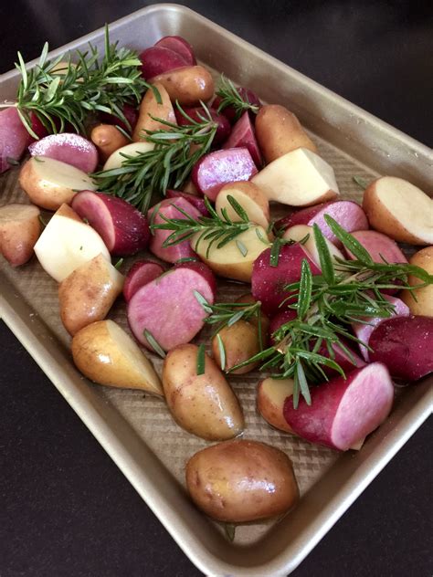 Easy Roasted Rosemary Potatoes Recipe Popsugar Food