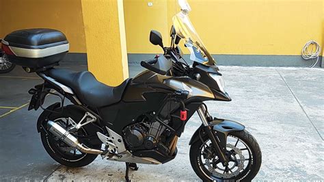 Honda Cb X Equipada Para Viagens Longas Youtube