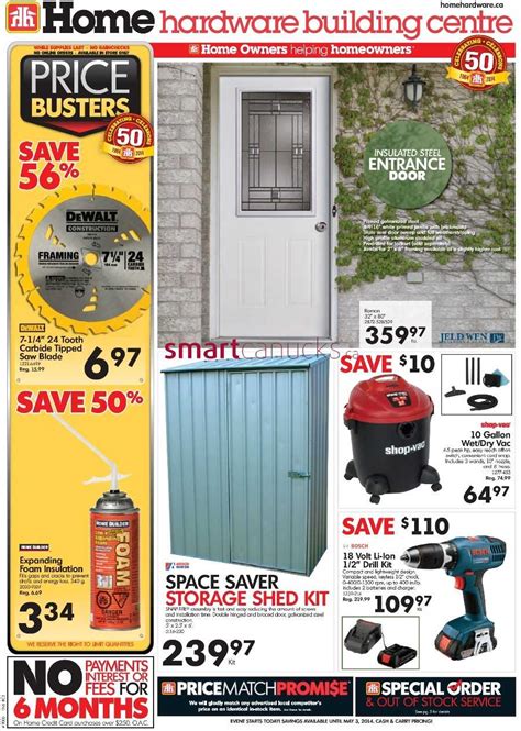 Home Hardware Building Centre Bc Flyer April To May