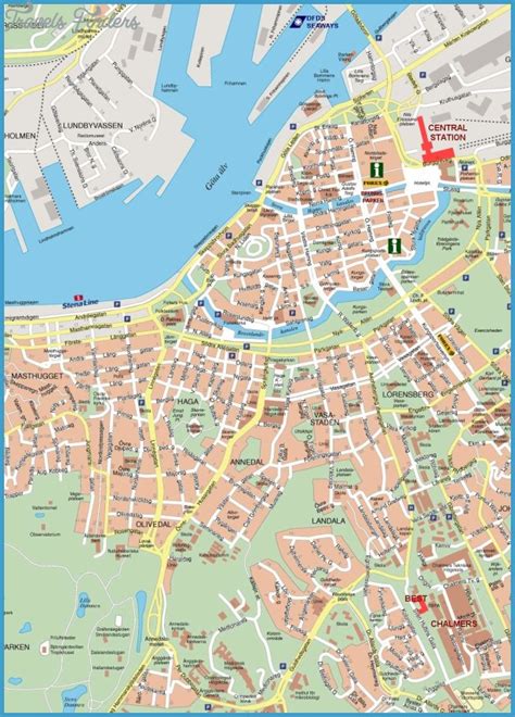 Gothenburg Sweden Map - TravelsFinders.Com