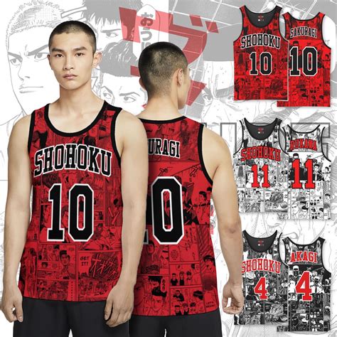 Slamdunk Shohoku Basketball Jersey Ubicaciondepersonascdmxgobmx