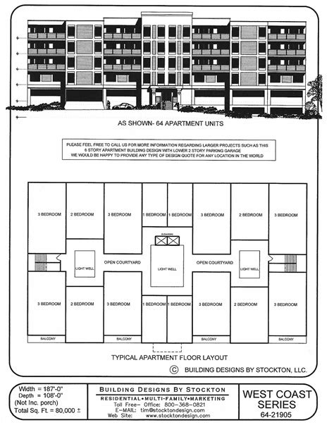 24 Unit Apartment Building Floor Plans | Viewfloor.co