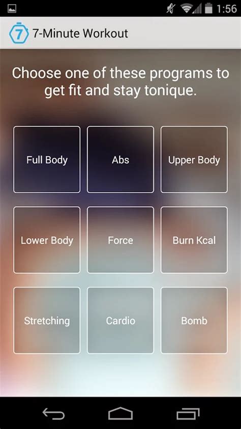 App Gratis Scientific 7 Minute Workout ~ Apps Do Android