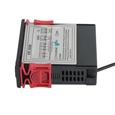 STC 3028 Dual LED Temperature Humidity Controller DC12V Digital