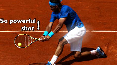 Rafael Nadal Top 10 Crazy Backhand Shots Youtube