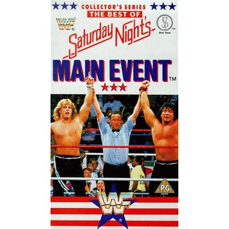 Wrestling Wwf Best Of Saturday Nights Main Event Vhs Video Rare Silver