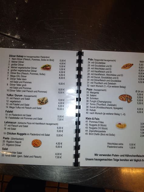 Menu At Nam D Ner Imbiss Restaurant Mandelbachtal