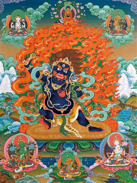 Wrathful Vajrapani Art Of Thangka