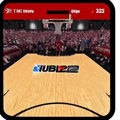 Blurry Shaking Photograph Of The Main Menu For Nba 2 K Stable