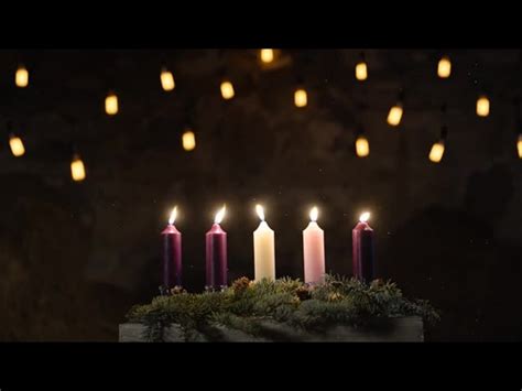 Rustic Christmas Advent Candles Week Motion Worship Worshiphouse