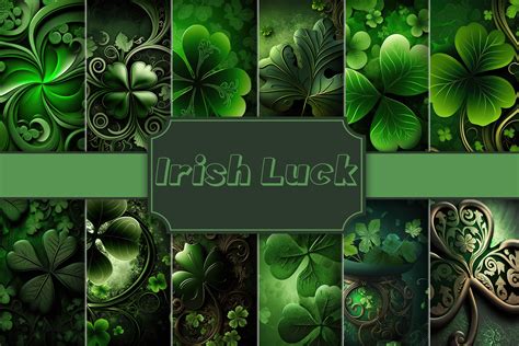 St Patricks Day Backgrounds Graphic By Fun Digital · Creative Fabrica