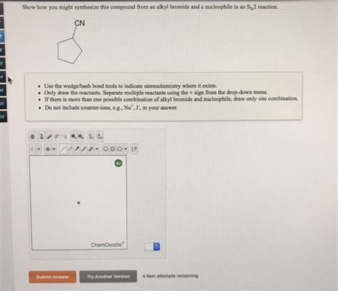 Solved Show How You Might Synthesize This Compound From An Chegg