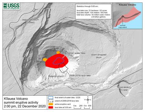 Latest Kilauea Eruption Confined To Halema‘uma‘u Crater Hawaii