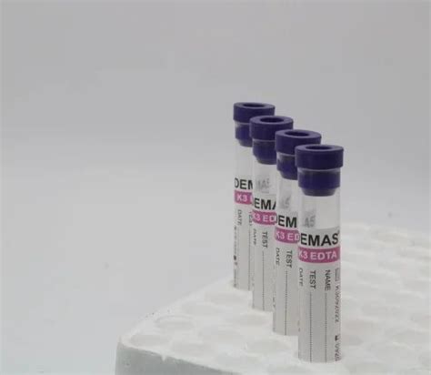 Plastic K Edta Blood Collection Tube For Laboratory Size Ml At