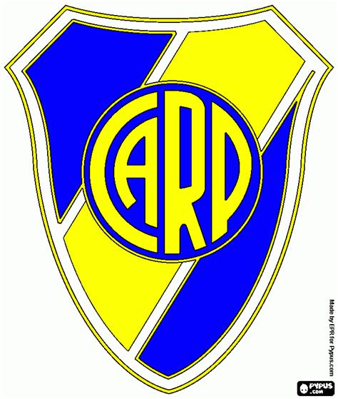 River Boca Plat Para Colorear River Boca Plat Para Imprimir