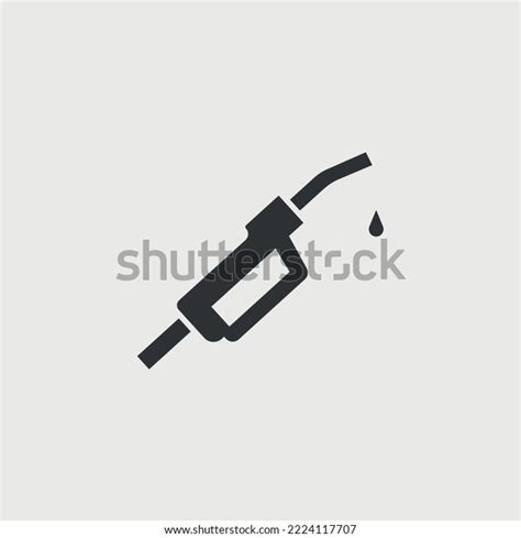 Gas Station Nozzle Pump Vector Icon Stock Vector (Royalty Free ...