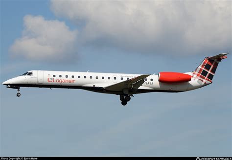 G Sajj Loganair Embraer Erj Ep Photo By Bj Rn Huke Id