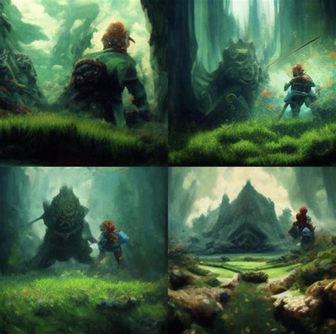 Breath of the Wild 2, concept art made by an AI : r/Breath_of_the_Wild