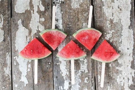 Watermelon Slice Popsicles | how to make healthy popsicles