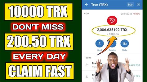 How To Earn Free Trx Tron WITHOUT INVESTMENT How To Earn Trx