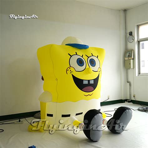 Giant Cute Yellow Inflatable SpongeBob Balloon Cartoon Character Model ...