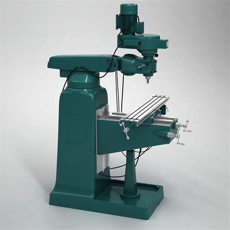 Milling Machine 3d Model 2 Images Behance