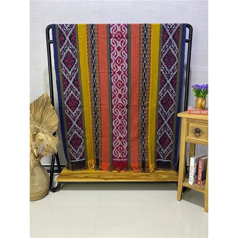 Jual Kain Tenun Blanket Halusan Etnik Jepara Motif Tradisional Tenun