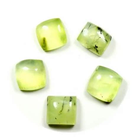 Natural Prehnite Loose Gemstone Lots Piece Square Shape Rashi Ratan