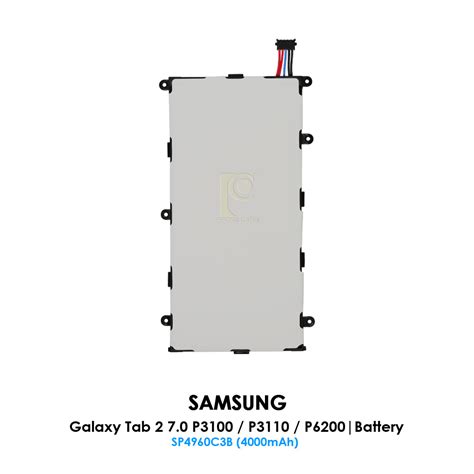 Samsung Galaxy Tab 2 7.0 P3100 / Tab Plus 7.0 P6200 Battery | SP4960C3B ...