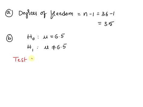 Solved A Random Sample Of 36 Values Is Drawn From A Mound Shaped And