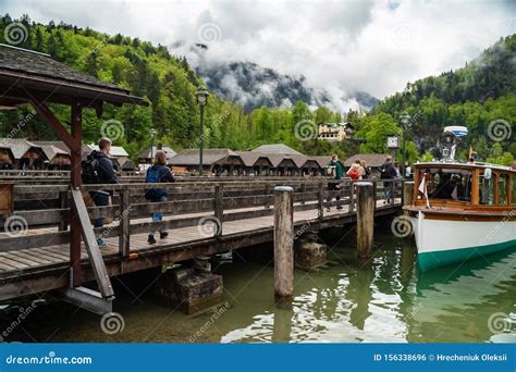 Konigssee Lake, Known As Germany`s Deepest And Cleanest Lake. Editorial ...