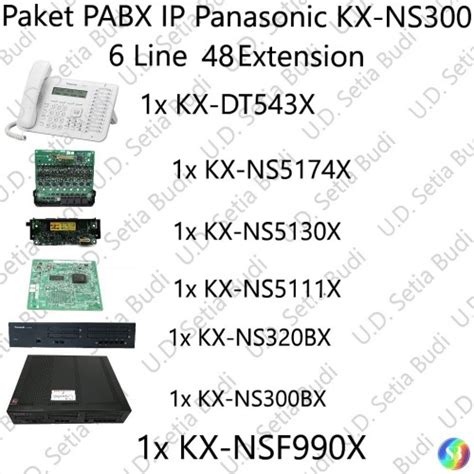 Jual Paket Pabx Ip Panasonic Kx Ns Line Extension Kota