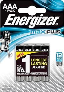 ENERGIZER Lot De 3 Blisters De 4 Piles Alcalines MAX PLUS AAA LR03 1