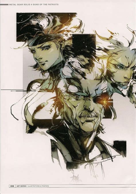 Yoji Shinkawa The Art Of Metal Gear Solid 4 Madeleine Lilu Emelin Metal Gear Gear Art