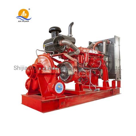 Fire Fighting Equipment End Split Case Diesel Engine Fire Pump China