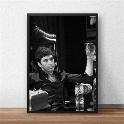 Al Pacino Scarface Movie Poster, Canvas Print, Wall Art Canvas Painting ...