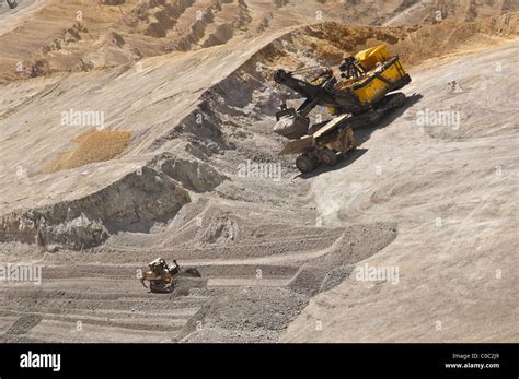 Scene From Kennecott Utah Coppers Open Pit Mine Near Salt Lake City