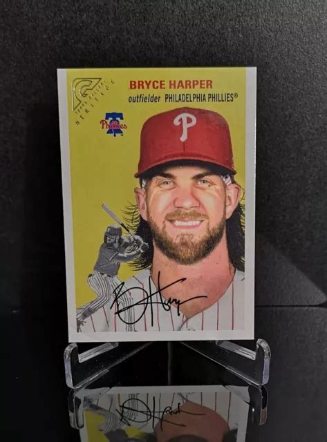 Bryce Harper 2020 Topps Gallery Heritage Baseball Ht 35 Rétro Comme