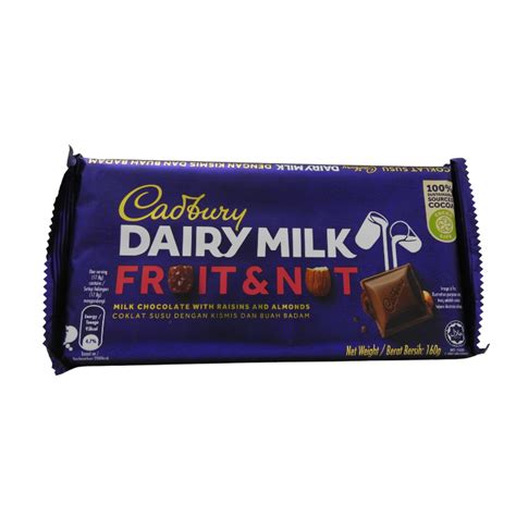 Cadbury Dairy Milk Fruit & Nut (Raisins & Almond) – Buy Online Dry ...