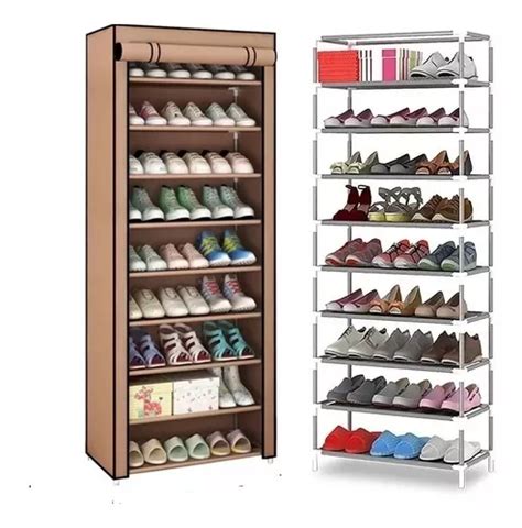 Zapatera Organizador Closet Funda Armable 9 Niveles 27 Pares Envío gratis