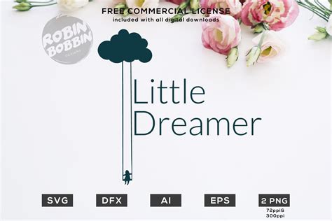 Little Dreamer Design For T Shirt Hoodies Mugs And More 64877 Svgs Design Bundles