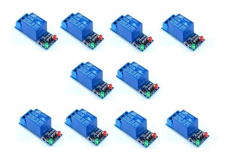 Buy Erh India 10 Pcs 5v Dc Relay Module For Arduino Arm Pic Avr Mcu