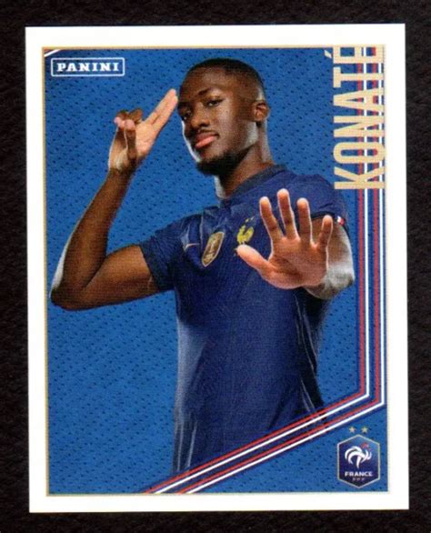 STICKER PANINI FIERS d être Bleus France 2023 53 Ibrahima KONATÉ EUR 1