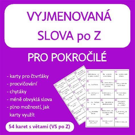 Produkt Vyjmenovan Slova Po S Pro Pokro Il