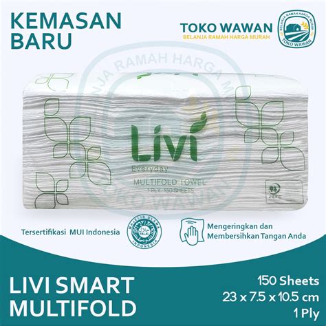 Jual Tissue Livi Evo Smart Multifold Towel Sheets Shopee Indonesia