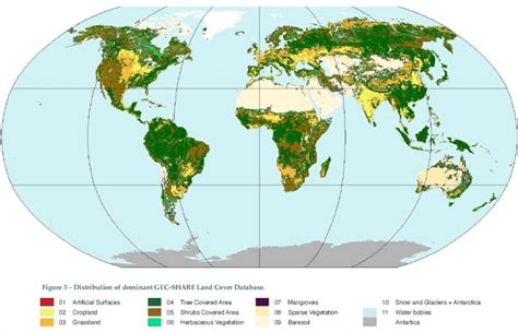 Cartographie actualisée de l occupation du sol de notre planète